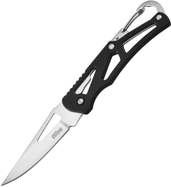 모모 캠핑용 접이식 칼, 블랙, 1개