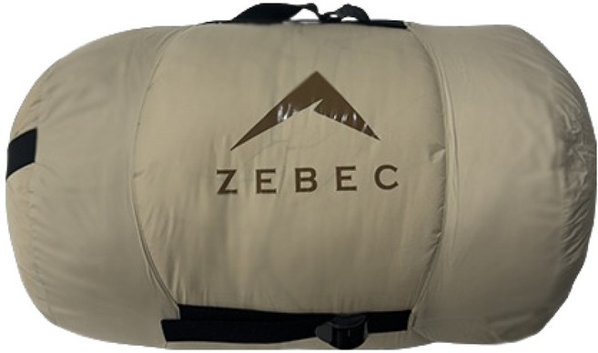 ZEBEC Downy 絲絨羽毛睡袋 1.9kg, 象牙白, 1個