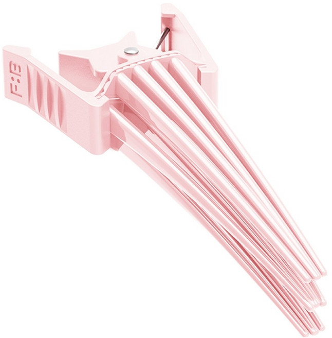 포뷰트 헤어 볼륨 앞머리 고정 핀처, 핑크, 1개