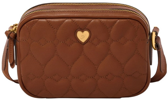 파슬 여성용 대니 하트 패턴 크로스백 ZB11181388