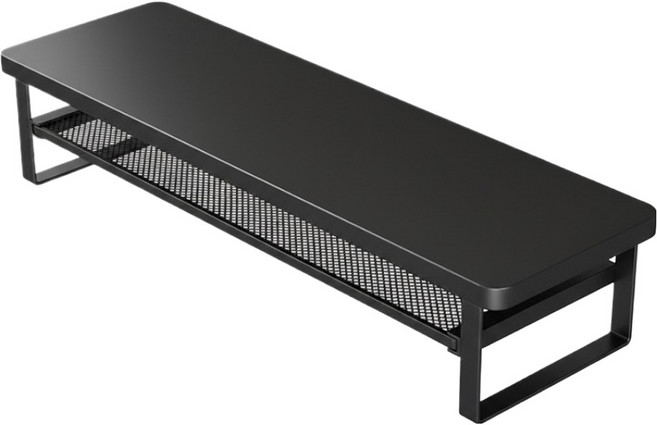 Dino 抽屜櫃 堅固螢幕架 70 x 22 x 15 cm, 黑色2