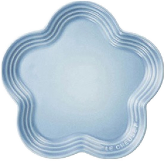 LE CREUSET 花朵盤 14cm, 1個, 海岸藍