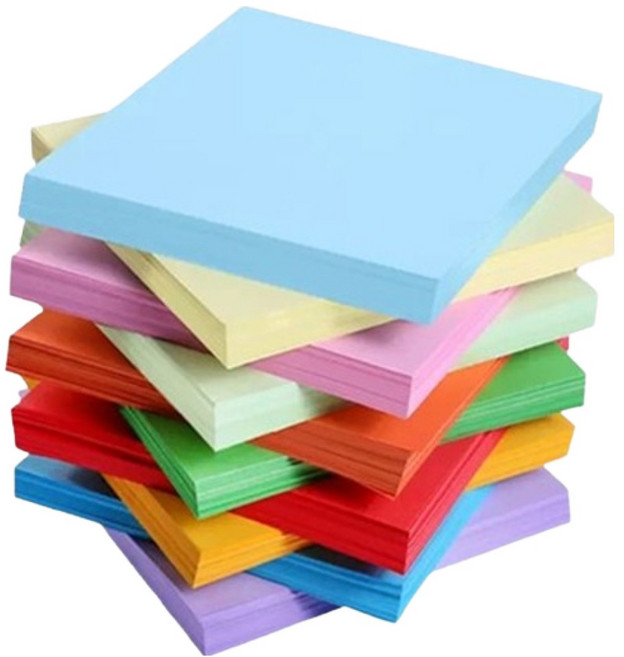 생활의지혜 종이학 접기 색종이, 1000개, 10색