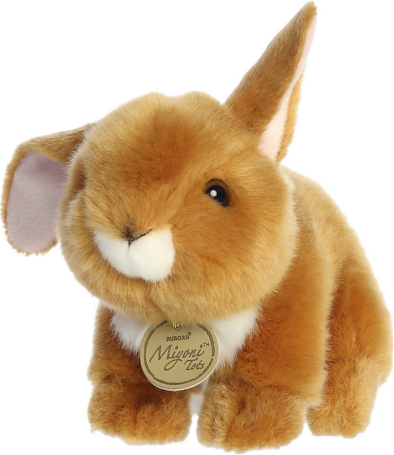 Miyoni 豎耳小兔吉娜玩偶, 混合色, 1個, 13cm