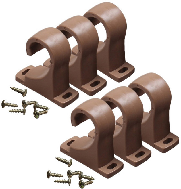 준앤컴파니 봉브라켓 25mm 3p, 진우드, 2개