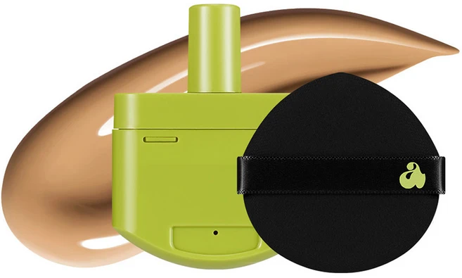 언리시아 새틴 웨어 헬시 그린 쿠션 파운데이션 리필 15g, 23W 비스크, 1개 - 쿠팡