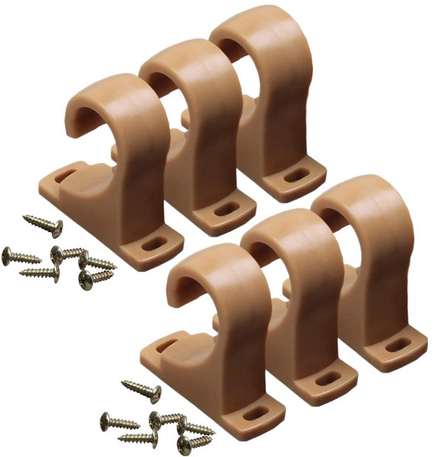 준앤컴파니 봉브라켓 25mm 3p, 연우드, 2개