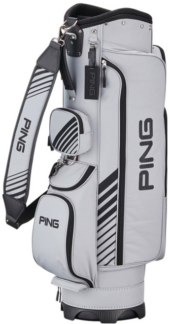 핑 남성용 25년 신상품 핑 캐디백 Sporty VG, 그레이