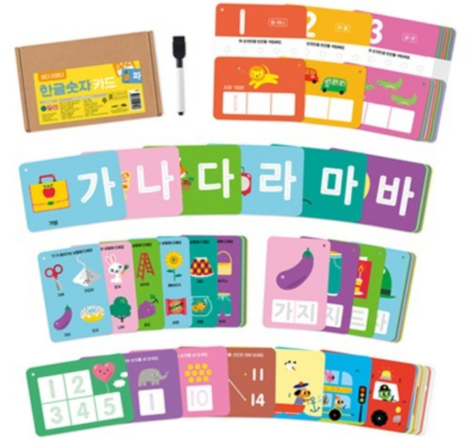 썼다 지웠다 한글숫자 카드, 삼성출판사