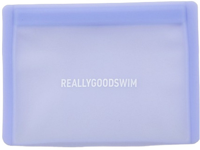 리얼리굿스윔 실리콘 방수 수영 파우치 S 파우치 M, 라벤더