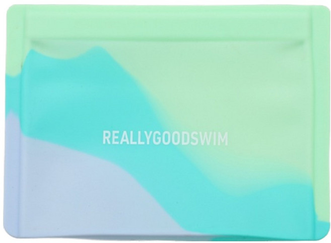 리얼리굿스윔 에센셜 수영 방수 실리콘 파우치, 민트