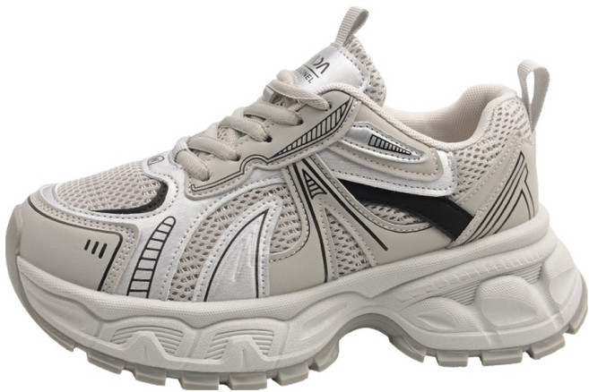 토퍼스 여성용 키높이 통굽 운동화 7cm T-6202