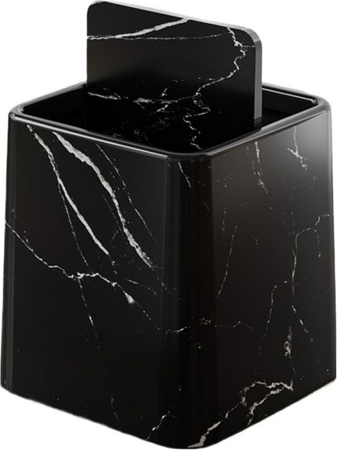 코다치프 미니 쓰레기통 뚜껑있음, 블랙