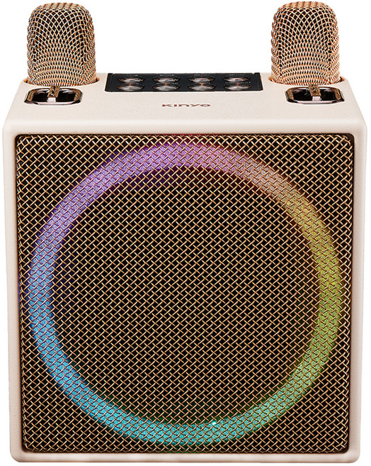 Kinyo 經典K歌藍牙喇叭, 奶茶色, KY-2040