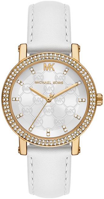 MICHAEL KORS 女款 Corie 皮革手錶 MK2985