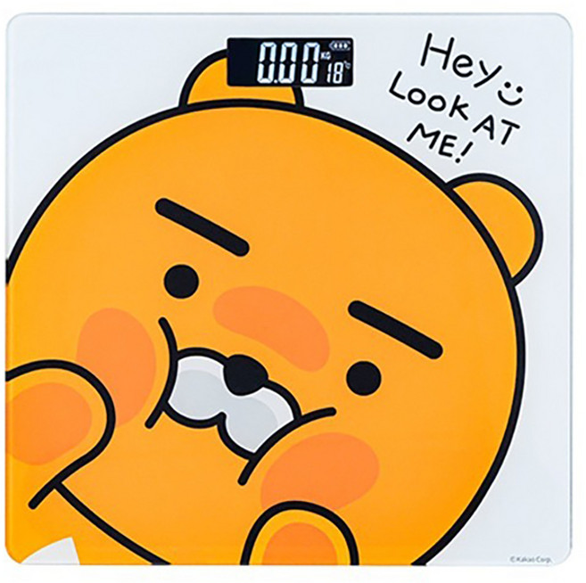KAKAO FRIENDS KF 方形體重計, 萊恩, 1個, 單一商品