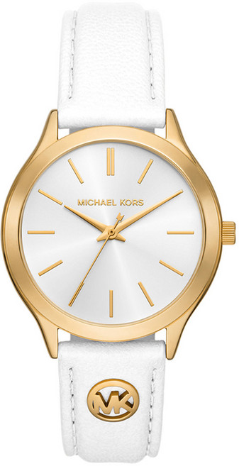 마이클코어스 여성용 런웨이 슬림 가죽시계 MK7544