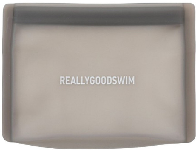 REALLYGOODSWIM 矽膠防水游泳收納包 S 收納包 M, 炭灰色