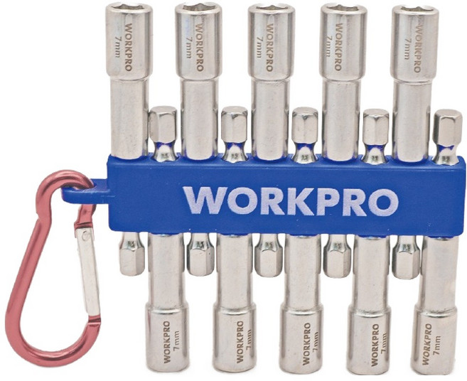 워크프로 자석 비트소켓 7 x 65 mm WP408221 10p, 1개