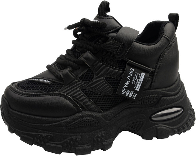 토퍼스 여성용 키높이 통굽 케쥬얼 발편한 패션 스니커즈 9cm T-9331