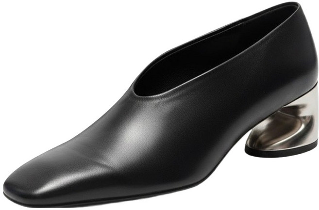 Paperments Jeras 銀色圓球亮面高跟鞋 10527