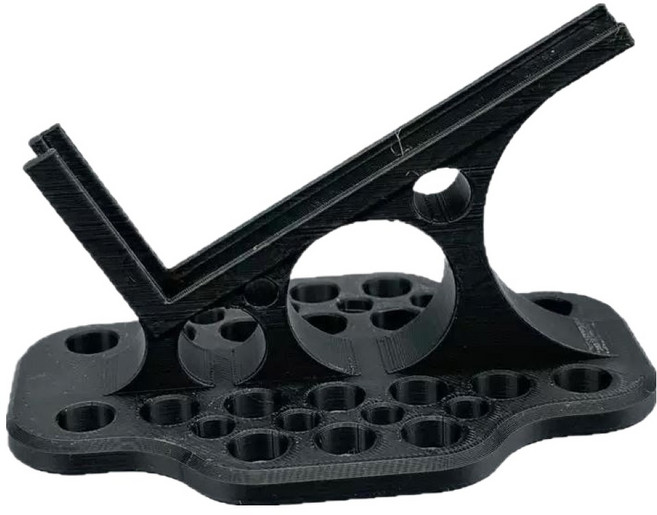 아리나라 옆으로 누워 쓰는 3D 휴대폰 거치대, 블랙, 1개, AR-HPC-BK01