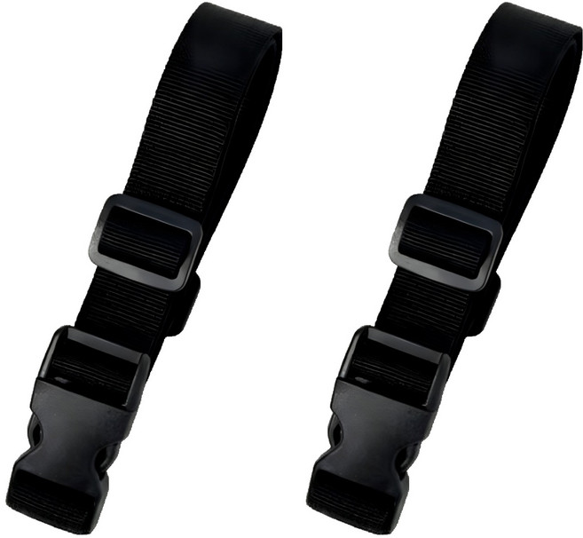 리빙홈디테일 가방 흘러내림 방지 고정 체스트 벨트 28cm NXT-048, 블랙, 2개