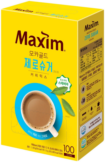 맥심 모카골드 제로슈거 커피믹스, 11.5g, 100개입, 1개