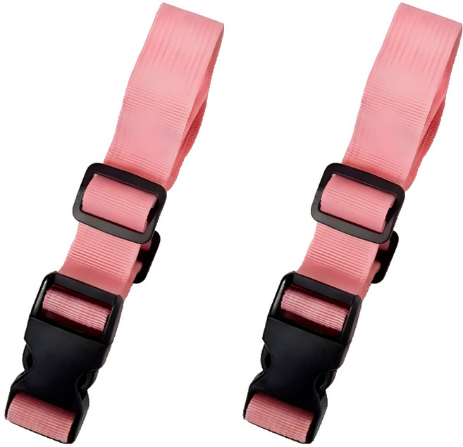 리빙홈디테일 가방 흘러내림 방지 고정 체스트 벨트 28cm NXT-048, 핑크, 2개