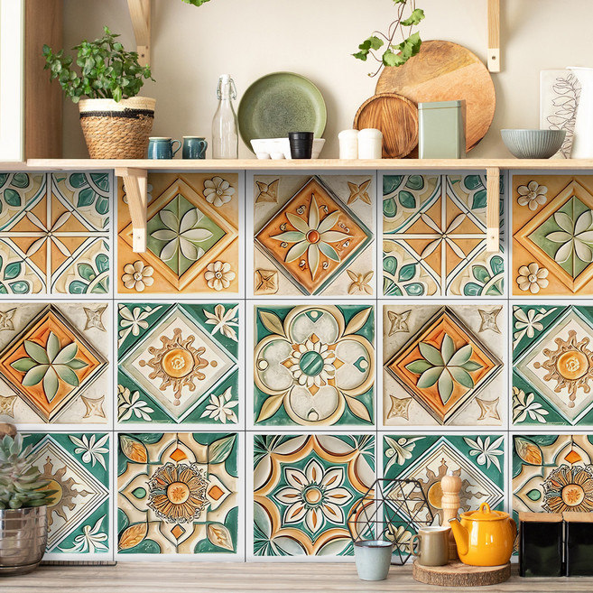 서앤유 유럽 엔티크 타일 스타일 스티커 12p, 타입13