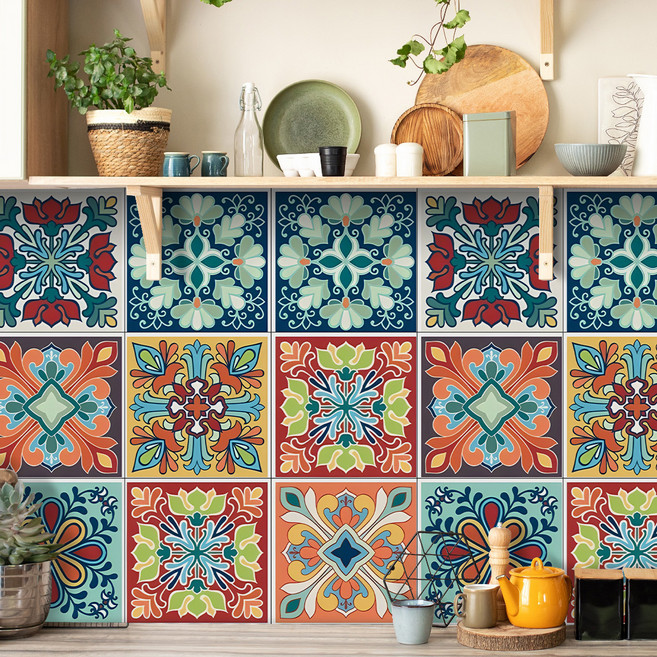 서앤유 유럽 엔티크 타일 스타일 스티커 12p, 타입12