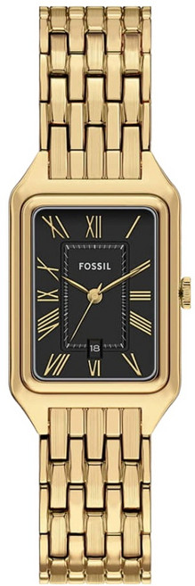 FOSSIL 女性 Raquel 方形金屬手錶 ES5434