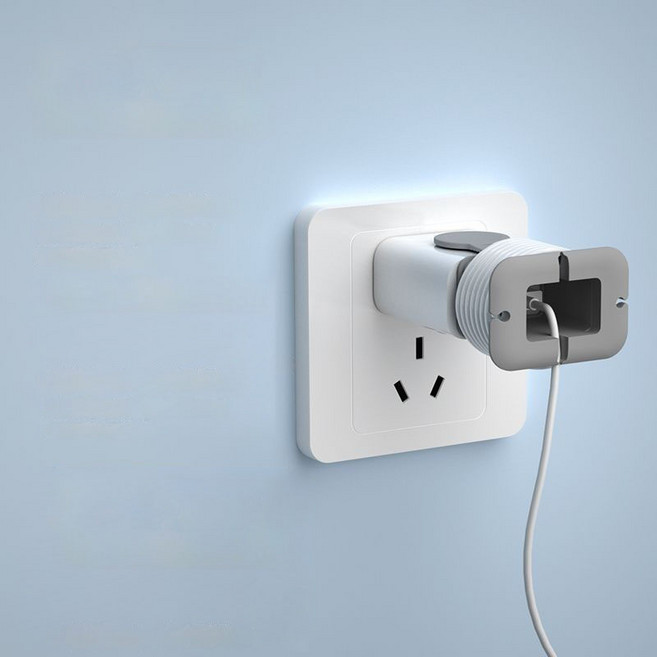 메이크마인 실리콘 깔끔한 전선 정리 홀더, 그레이, 1개