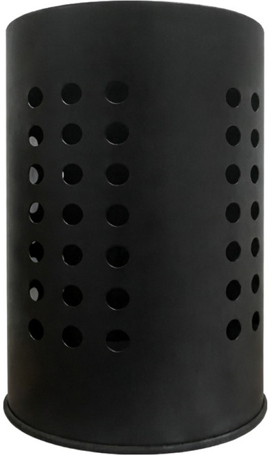 블룸홈 스테인리스 배수구멍 수저통 대형, 블랙, 1개