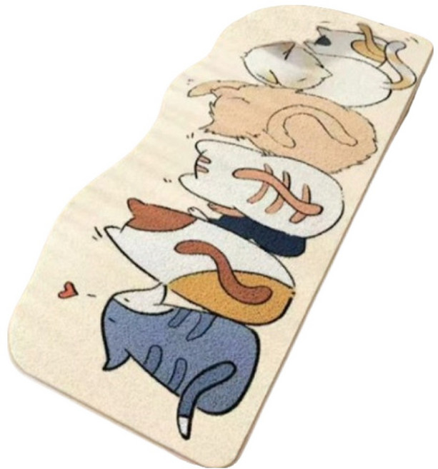 캐릭터 인테리어 러그 D 캣츠