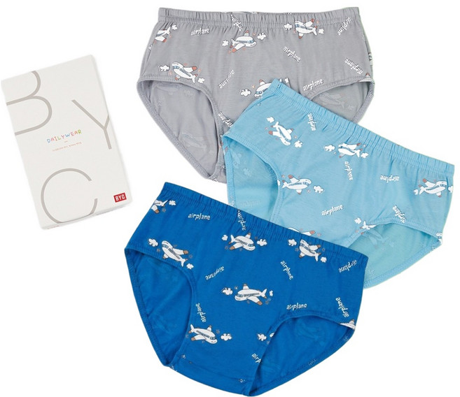 BYC 아동용 삼각 팬티 3종 세트 ONP3008CP