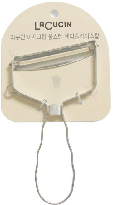 라쿠친 이지그립 올스텐 핸디슬라이스칼, 실버, 1개