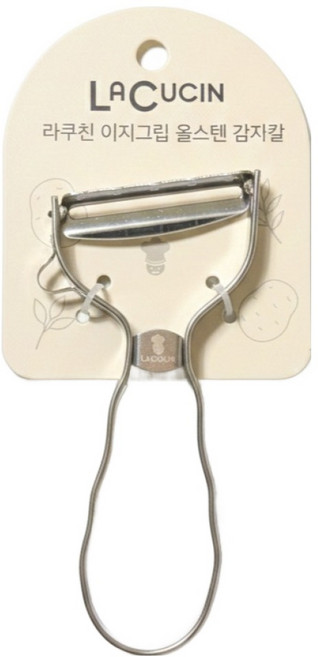 라쿠친 이지그립 올스텐 감자칼, 실버, 1개