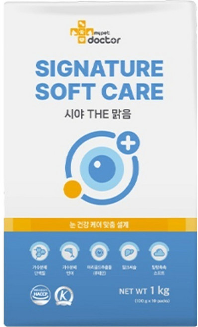 마이펫닥터 강아지 시야THE맑음 소프트사료, 1kg, 1개, 연어