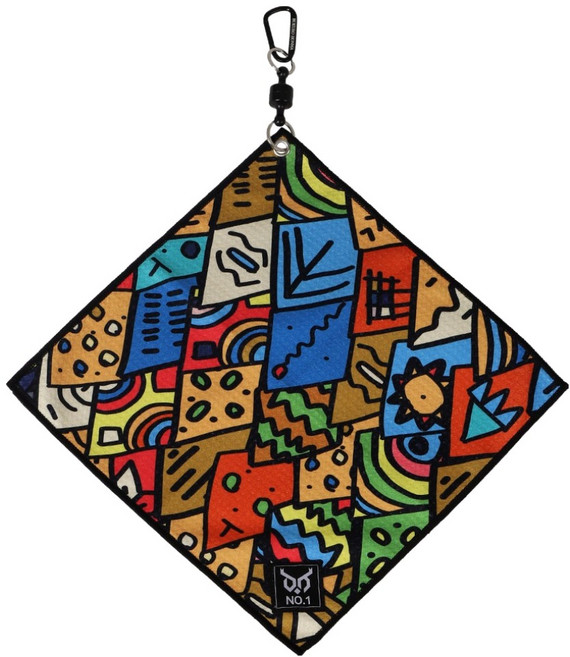 부쿠로혼마 마그네틱 골프 파크골프 타올 수건, 인디안, 1개