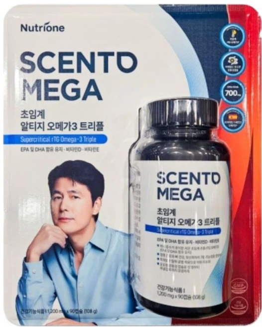 뉴트리원 센토메가 초임계 rTG오메가3 트리플, 90정, 1개 - 쿠팡