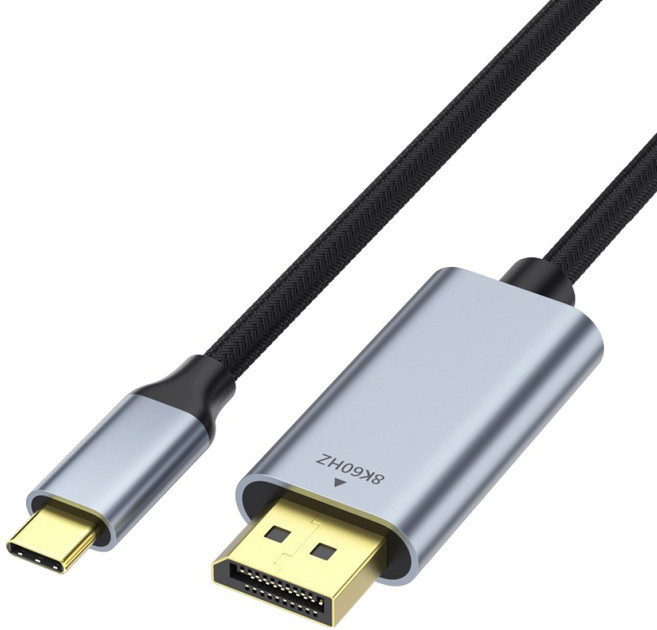 이플 고해상도 C타입 to DP 8K UHD 60Hz 미러링 영상 케이블, 1개, 2m