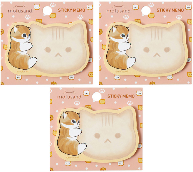 스튜디오에잇 형태 점착메모, 1타입, 3개