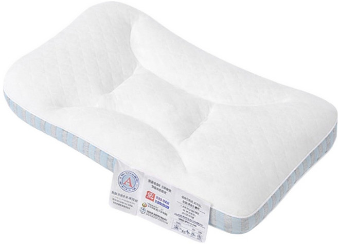 라온슬립 잠 잘오는 숙면 경추 베개, 블루, 1개