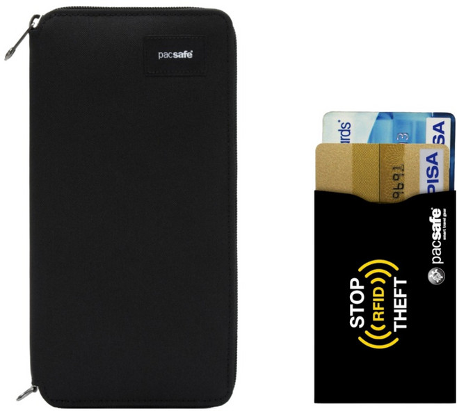 팩세이프 트래블 지갑 + RFID차단 카드슬리브 세트