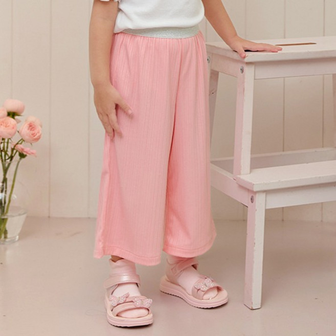 유니프랜드 아동용 쿨 주름지 플리츠 8부 팬츠