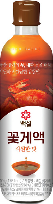 백설 꽃게액, 1개, 420ml