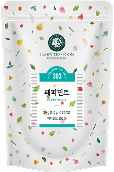 제임스티스푼 페퍼민트, 1g, 30개입, 1개