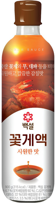 백설 꽃게액, 900g, 1개