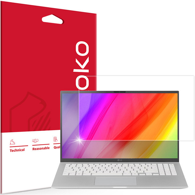 스코코 LG그램 AI 2026 15Z95U 15ZD95U 트루컬러 AR 액정보호필름 세트, 1세트